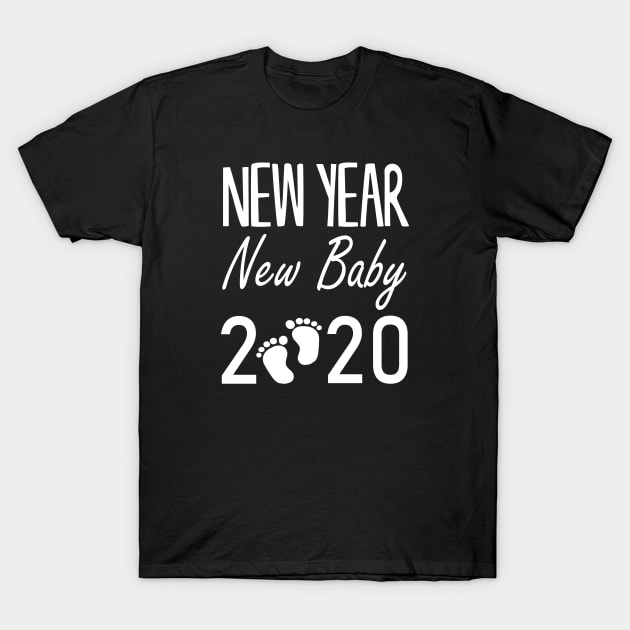 New Year New Baby, pregnancy announcement T-Shirt by UniqueBoutique